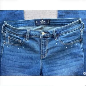 Women's Hollister Jeans Soft Stretch Low-Rise Boot Sz 11L W30 L33 Tall LIKE NEW!